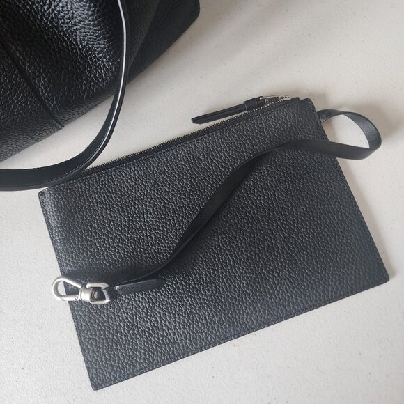 All Saints Large Black Tote "EUC" - Picture 13 of 16